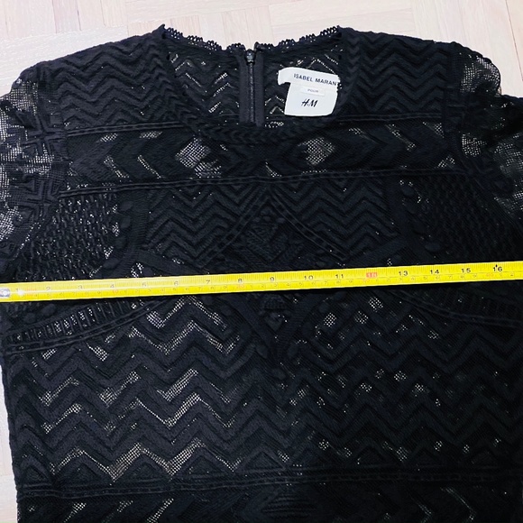 Isabel Marant Pour H&M - Elegant Black Lace Top, Size 8, Good Condition! - Picture 6 of 8